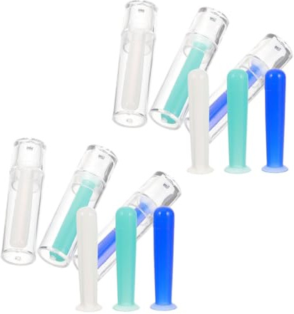 GALPADA 12pcs Contact Lens Inserter and Remover Tool with Soft Rubber Plunger for Safe Removal and Maintaining Lens Integrity Suitable for Monthly for Travel Use