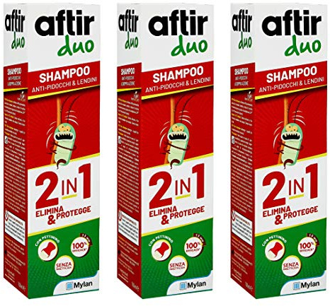 AFTIR DUO PIDOCCHI - Champú antipiojos de 100 ml + peine