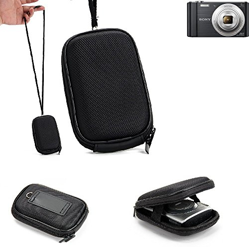 K-S-Trade Qualitativ & Innovativ Hardcase Kamera-Tasche Foto-Tasche Für Sony Cyber-Shot DSC-W810 Für Kompaktkamera Gürteltasche Case Schutz-Hülle