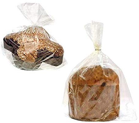 Imballagi Alimentari Lot de 100 sacs PLP 40 x 50 cm pour fabriquer panettoni, Pandoro Enveloppe pour aliments
