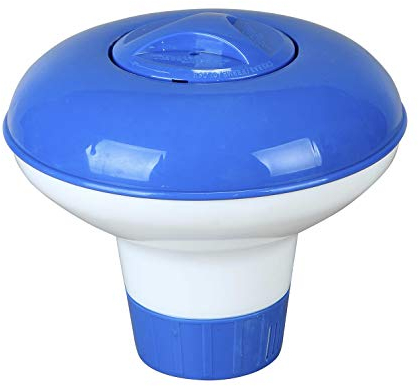 Tamar Chlorateur Flottant pour pastilles de 20 g, spécial Mini piscines/spas. avec régulateur de Dosage.