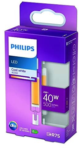 Philips LED Spot Light [R7S] 4W - 40W Equivalent, Cool White (4000K), Non Dimmable