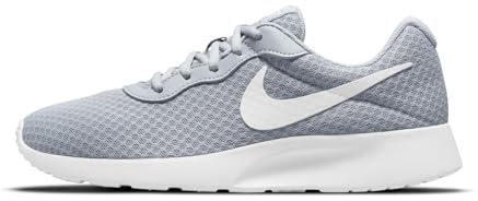 NIKE Womens Tanjun`' Sneaker, Wolf Grey White Barely Volt Bl, 6.5 UK