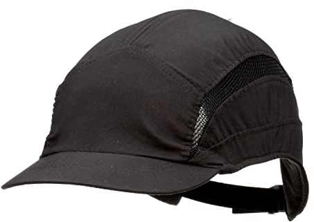 3M Anstoßkappe Schwarz, Mat. innen ABS, Außenmaterial ABS, mit Schweißband