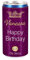 Herz & Heim® City Secco Happy Birthday Perlwein mit Wunschname (weiß trocken) 200 ml