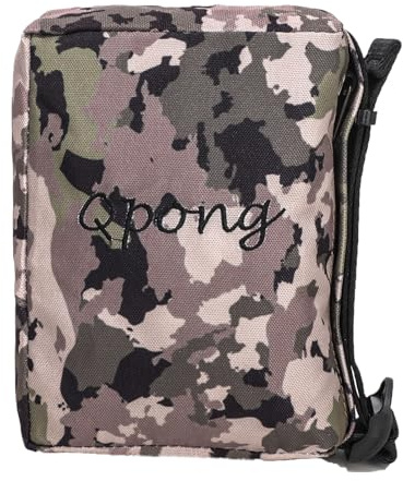 Qpong Tactical Shooting Rest Bag Rear Squeeze Bag Long Range Rifle Rest, Shooting Sand Bags for Rifles Outdoor, Range, Shooting, Hunting (Camo)