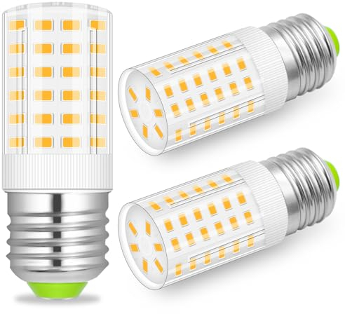 E27 LED Mais Glühbirnen,7W Led Birnen 1000LM ersatz 70W Glühlampe, Warmweiß 3000K Energiesparlampe E27 LED Lampe Maiskolben Kleine Kerze Leuchtmittel Nicht Dimmbar,AC100V-265V,3er-Pack (Warmweiß)