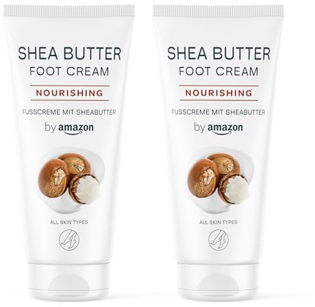 by Amazon Fußcreme mit Sheabutter, 2 x 100 ml