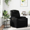 CIADAZ Relaxsessel Schwarz Kunstleder, Relaxsessel, Fernsehsessel, Kinosessel, Gaming Couch - 372389