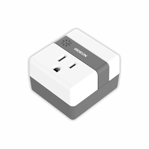 GIDEON Single Outlet Surge Protector with Voltage Protection for Refrigerator, TV & Home Appliances, Mini Plug-in Wall Socket with Indicator Lights, 15A 120V 1800W