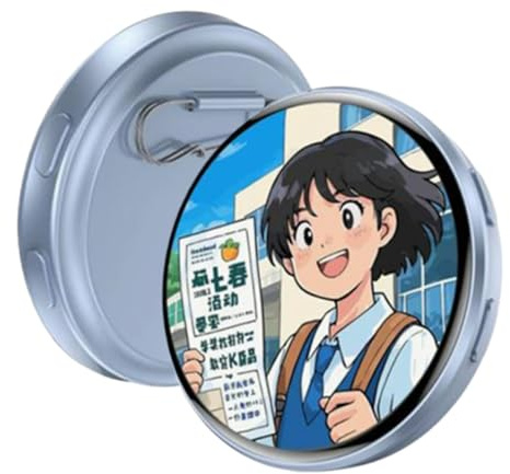 Yuemeuy Electrónica con Pin,Inteligente HD Recargable - Electrónica Visualizadora de Fotos - para Fans del Anime, Coleccionistas, Adolescentes, Adultos, Viajes Diarios, Vacaciones y