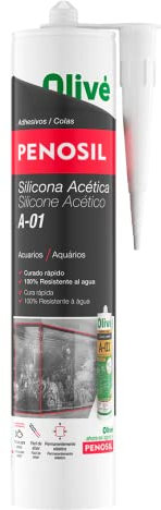 Olivé Química - Silicona acuarios V-01 negra