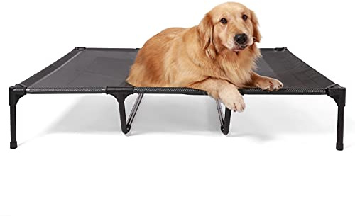 ANWA Elevated Dog Bed Large Size, Raised Dog Bed Outdoor Use, Portable Dog Cot Large Dogs