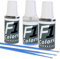 F1COLORS Lackstift Set für VOLVO 707 CRYSTAL WHITE PEARL 2x20ml inkl.6x Tupfer #J360