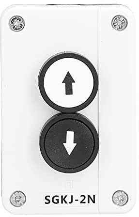 Bouton poussoir, interrupteur flèche haut bas, SGKJ‑2N Station d'interrupteur à bouton poussoir flèche haut bas interrupteur de hayon de camion porte roulante pour démarreurs électromagnétiques, conta