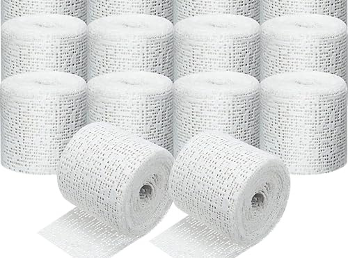 WANGZAIZAI Set di 10 bende in gesso, per pancia e modellismo, ad asciugatura rapida (5 cm x 3 m)