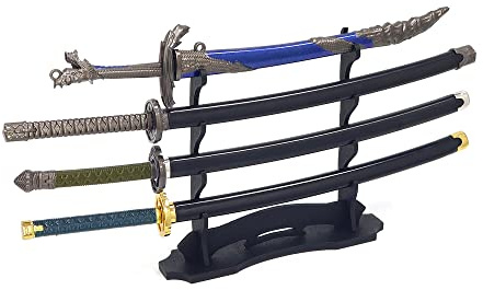 Chewmeter Elden Ring 4 Main Samurai Kanata Replica Sword Moonveil Dragonscale Blade Rivers of Blood Uchigatana Action Figures Toys Collection Gift Party Supplies Desk Decoration Backpack Pendant Gift