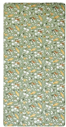 Tinéo - Reisematratze Babymatratze, inklusive Tragetasche - Abnehmbarer Bezug 60 cm x 120 cm x 4 cm, Safari