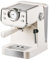 Cafetera Espresso Retro, con Varilla Vaporizadora De Leche para Capuchino, Tanque De Agua Extraíble De 1,5 L, con Espumador De Leche Automático, Cafetera Cafeteras Caseras Vapor Semiautomático white