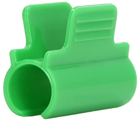 24pcs Greenhouse Clamps for Row Cover Netting Tunnel Hoop Shading Net Single Head Proof Clips 19mm Fit Polyethylene Film and Garden Rods