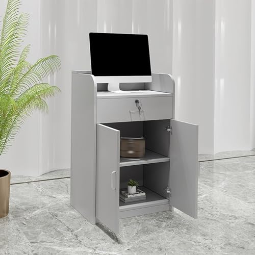 Receptionsskrivbord för reception, kassa, stormarknad, skönhetssalong, klädbutik - mångsidigt bänkbord för kommersiellt bruk