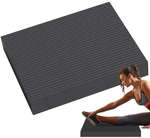Mat De Equilibrio De Entrenamiento: No Deslizamiento, Cojín Grueso Ensanchado, Diseño De Soporte Plano | Almohadilla De Arrodillada, Alfombra De Gimnasio De Ejercicio Para Sentadillas, Tablones, Poses