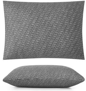 Memory Foam Travel Pillow, Compressible Medium Firm Camping Pillow with Breathable Case for Backpacking, Hiking, Planes, Cars（S）