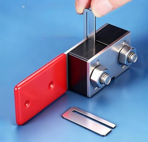 Plastic Steel Strip Opener Splitter Cutter Tool for Construction, Aluminum Alloy & Hard Plastic Strap Cutting Tool with Multi-Layer Electroplated(3-6 Cutting)