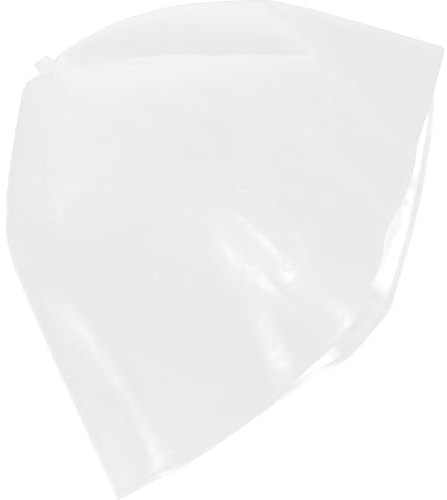Lurrose Cuffia per Colorazione dei Capelli in Silicone Riutilizzabile Bianca Fori per Schiariture, Accessorio Professionale per Applicazione Domestica e Salone