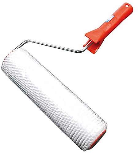 HAROMAC Betonentlüfterrolle, 230mm, Walze 110 x 230 mm, Tiefe: 28 mm, Nagelwalze, Stachelwalze, aus Kunststoff