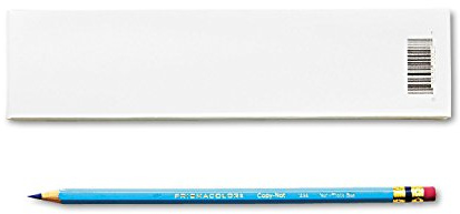 Prismacolor 20028 Col-Erase Pencil w/Eraser Non-Photo Blue Lead/Barrel Dozen