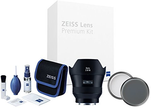 ZEISS Batis 2.8/18 Lens Premium Kit para cámaras Sony con Sistema Full Frame sin Espejo de Sony (con Montura E)