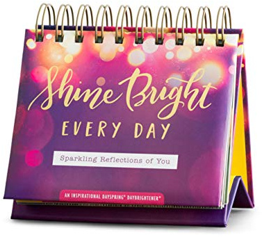 DaySpring - Shine Bright Every Day: Sparkling Reflections of You - A DaySpring Inspirational DayBrightener - Perpetual Calendar (10176)