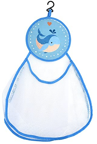 RUIRUIY Badespielzeug-Aufbewahrung, Baby-Spielzeug-Organizer, Badezimmer-Hänge-Netz-Taschen-Halter für Ordentlich und von Qualität Badewannen-Spielzeug, Bathroom Zubehör(Delfin)