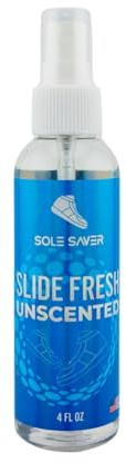 Sole Saver Slide Fresh Shoe Deodorizer Spray – Unscented Odor Eliminator for Slides, Sneakers, Boots & More – Long-Lasting, Made in USA