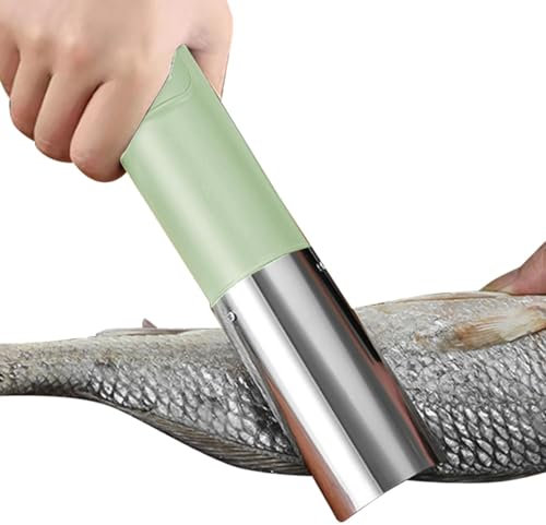 Husoiuy Squamatore Elettrico per Pesci, Dispositivo di rimozione squamatore Elettrico - Scarper Remover 3000mAh Squamapesci Impermeabile | Raschietto per Pesce Ricaricabile, decalcificante per Pesce