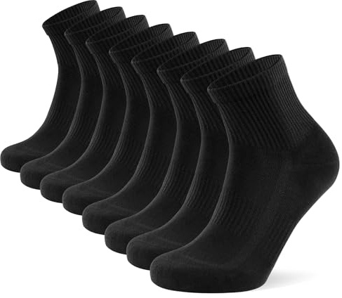 YORJOSOX Calcetines Tobilleros Hombre Deporte Algodon Cortos Deportivos Sin Costuras Trabajo Transpirables Quarter Calcetines