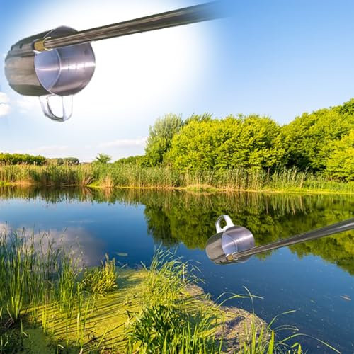 Cuchara telescópica de muestreo de agua para uso en laboratorio y campo, ideal para pruebas de calidad de corrientes, aguas residuales y aguas profundas