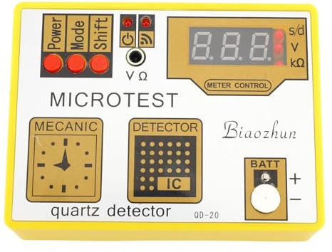 TARSHYRY Probador de Movimiento de Relojes de Cuarzo QD-20, Demagnetizer de la Máquina de Tiempo Multifuncional Demagnetizer TimeGrapher, para el Taller de Reparación del Hogar