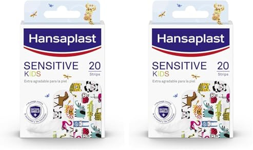 Hansaplast Sensitive - Cerotto Bambini Animals, 20 cerotti assortiti (Confezione da 2)
