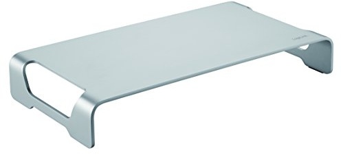 LogiLink BP0033 TV-Halterung Ständer Zubehör: Monitorerhöhung /-Tisch aus Aluminium (Dicke: 5mm), max. Belastung 20kg