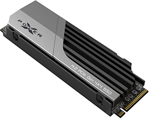 Silicon Power 4TB XS70 Nvme PCIe Gen4 M.2 2280 Internal Gaming SSD W/R Up to 7,200 MB/6,800/s (SP04KGBP44XS7005)