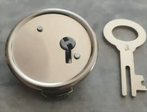 BTE Deutschland Spardosen Schloss 39mm Metall (Made in Germany) (1 Metall)