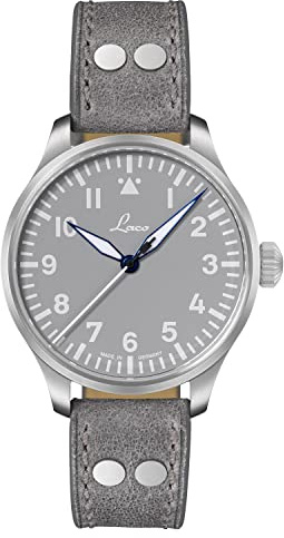 Laco Fliegeruhr, Automatikuhr, Edelstahlgehäuse, Saphirglas, 5 bar, Made in Germany