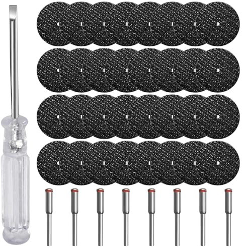 Ninnyi 60 PCS Cutting Discs Metal, Drill Cutting Disc for Dremel Rotary Tool