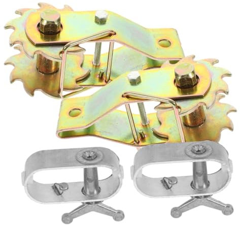 Milisten Tendeur De Fil en Acier Robuste 4 Pièces pour Clôture Extérieur Facile À Installer Et À Transporter