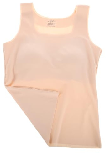 FOMIYES Débardeur Thermique sans Manches Femme Maintien Chaleur et Confort sous Vêtement sans Couture Base Layer Invisible pour Poids Couleur Peau