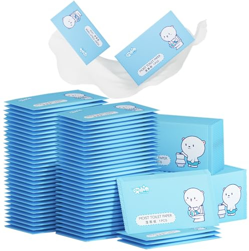 Lingettes Nettoyantes, 100 pièces Lingettes Multi-usages, Contient de la camomille,Convient aux peaux sensibles, au nettoyage du corps, aux soins intimes, aux règles et au nettoyage post-partum