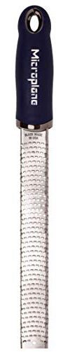 Microplane Premium Citrus Zester and Parmesan Grater (Dark Blue) - Blade Made in the USA