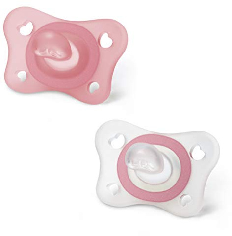 Chicco Mini Gommotto in Silicone per Neonati da 2 a 6 Mesi, Physioforma, Morbido, Colori Assortiti